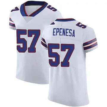 Nike AJ Epenesa Men's Elite Buffalo Bills White Vapor Untouchable Jersey