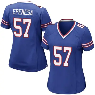 Nike AJ Epenesa Women's Game Buffalo Bills Royal Blue Team Color Jersey