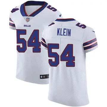 Nike A.J. Klein Men's Elite Buffalo Bills White Vapor Untouchable Jersey