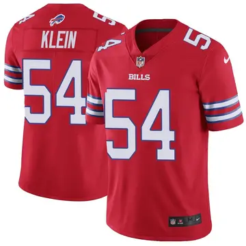 Nike A.J. Klein Men's Limited Buffalo Bills Red Color Rush Vapor Untouchable Jersey
