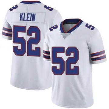 Nike A.J. Klein Men's Limited Buffalo Bills White Color Rush Vapor Untouchable Jersey