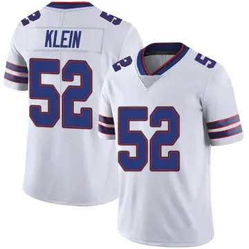 Nike A.J. Klein Youth Limited Buffalo Bills White Color Rush Vapor Untouchable Jersey