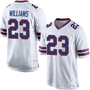 Nike Aaron Williams Men's Game Buffalo Bills White Jersey