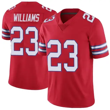 Nike Aaron Williams Men's Limited Buffalo Bills Red Color Rush Vapor Untouchable Jersey