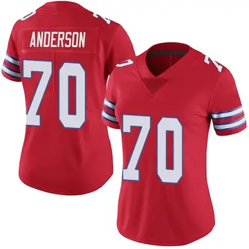 Nike Alec Anderson Women's Limited Buffalo Bills Red Color Rush Vapor Untouchable Jersey
