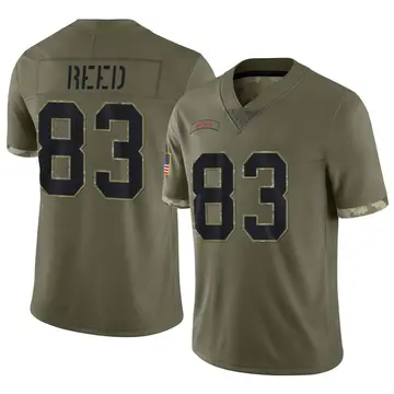Nike Andre Reed Youth Limited Buffalo Bills Olive 2022 Salute To Service Jersey