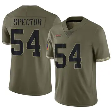 Nike Baylon Spector Men's Limited Buffalo Bills Olive 2022 Salute To Service Jersey