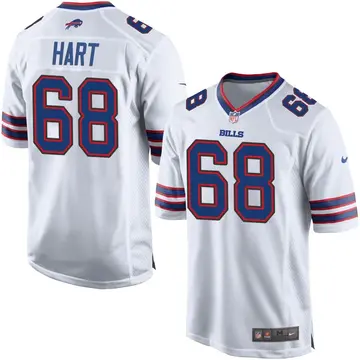 Nike Bobby Hart Men's Game Buffalo Bills White Jersey