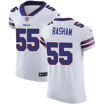 Nike Boogie Basham Men's Elite Buffalo Bills White Vapor Untouchable Jersey