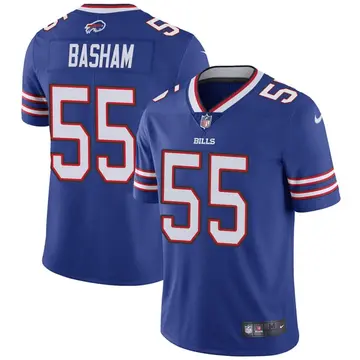 Nike Boogie Basham Men's Limited Buffalo Bills Royal Team Color Vapor Untouchable Jersey