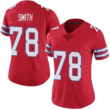 Nike Bruce Smith Women's Limited Buffalo Bills Red Color Rush Vapor Untouchable Jersey