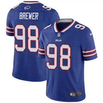 Nike C.J. Brewer Youth Limited Buffalo Bills Royal Team Color Vapor Untouchable Jersey