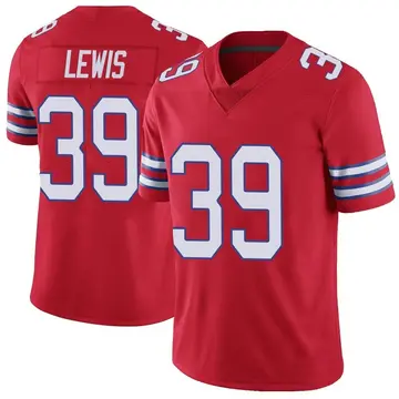 Nike Cam Lewis Youth Limited Buffalo Bills Red Color Rush Vapor Untouchable Jersey