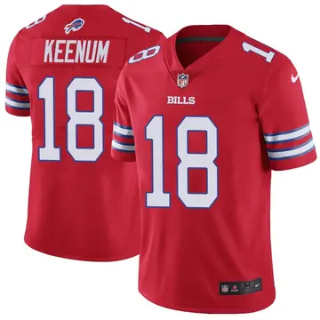 Nike Case Keenum Men's Limited Buffalo Bills Red Color Rush Vapor Untouchable Jersey