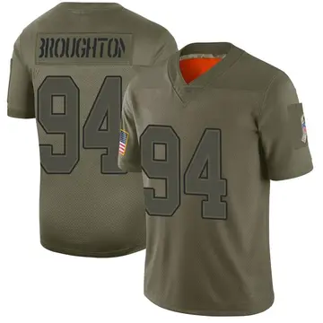 Nike Cortez Broughton Youth Limited Buffalo Bills Camo 2019 Salute to Service Jersey