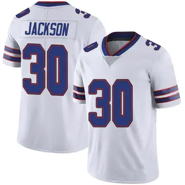 Nike Dane Jackson Men's Limited Buffalo Bills White Color Rush Vapor Untouchable Jersey