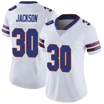 Nike Dane Jackson Women's Limited Buffalo Bills White Color Rush Vapor Untouchable Jersey