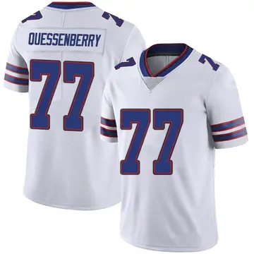 Nike David Quessenberry Youth Limited Buffalo Bills White Color Rush Vapor Untouchable Jersey
