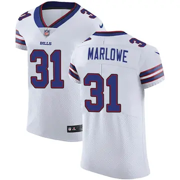 Nike Dean Marlowe Men's Elite Buffalo Bills White Vapor Untouchable Jersey