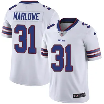 Nike Dean Marlowe Youth Limited Buffalo Bills White Color Rush Vapor Untouchable Jersey