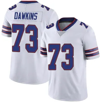 Nike Dion Dawkins Youth Limited Buffalo Bills White Color Rush Vapor Untouchable Jersey