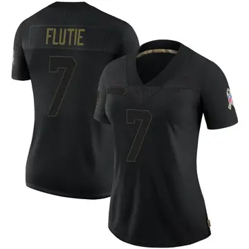Nike Doug Flutie Women's Limited Buffalo Bills Black 2020 Salute To Service Jersey