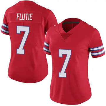 Nike Doug Flutie Women's Limited Buffalo Bills Red Color Rush Vapor Untouchable Jersey