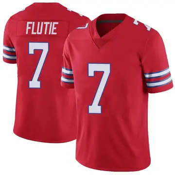 Nike Doug Flutie Youth Limited Buffalo Bills Red Color Rush Vapor Untouchable Jersey