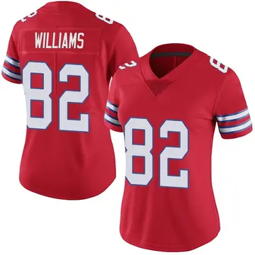 Nike Duke Williams Women's Limited Buffalo Bills Red Color Rush Vapor Untouchable Jersey