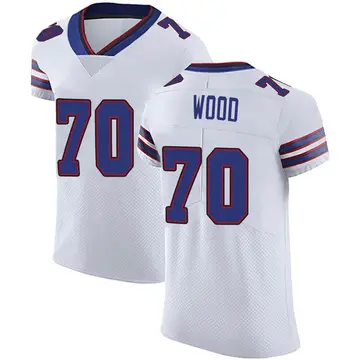 Nike Eric Wood Men's Elite Buffalo Bills White Vapor Untouchable Jersey