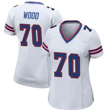 Nike Eric Wood Women's Game Buffalo Bills White Jersey