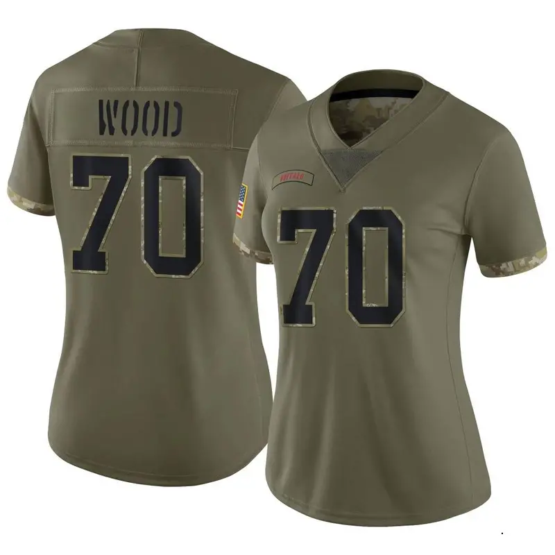 Nike Eric Wood Women's Limited Buffalo Bills Olive 2022 Salute To Service Jersey