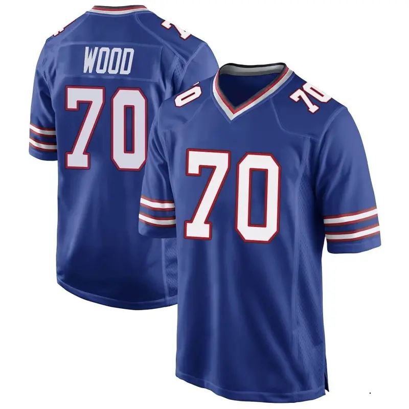 Nike Eric Wood Youth Game Buffalo Bills Royal Blue Team Color Jersey
