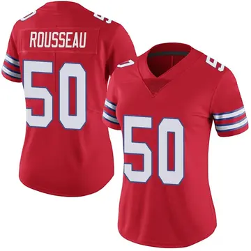 Nike Greg Rousseau Women's Limited Buffalo Bills Red Color Rush Vapor Untouchable Jersey