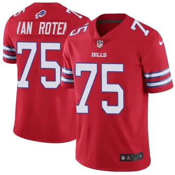 Nike Greg Van Roten Youth Limited Buffalo Bills Red Color Rush Vapor Untouchable Jersey