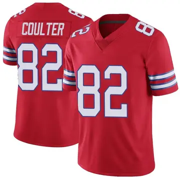 Nike Isaiah Coulter Men's Limited Buffalo Bills Red Color Rush Vapor Untouchable Jersey