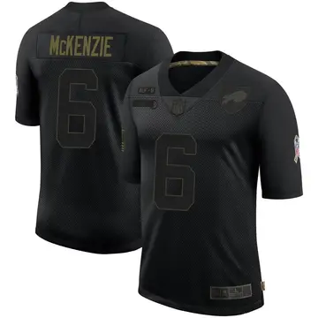 Nike Isaiah McKenzie Men's Limited Buffalo Bills Black 2020 Salute To Service Jersey