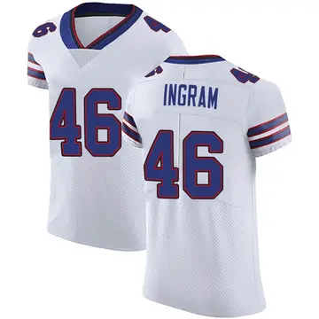 Nike Ja'Marcus Ingram Men's Elite Buffalo Bills White Vapor Untouchable Jersey