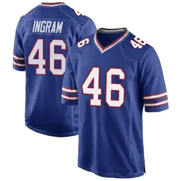 Nike Ja'Marcus Ingram Men's Game Buffalo Bills Royal Blue Team Color Jersey