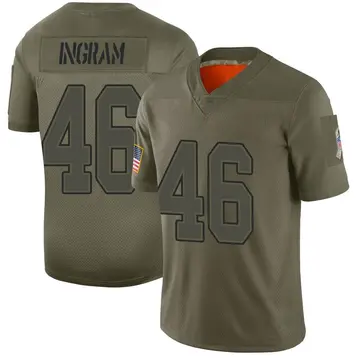 Nike Ja'Marcus Ingram Youth Limited Buffalo Bills Camo 2019 Salute to Service Jersey