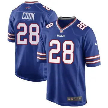 Nike James Cook Youth Game Buffalo Bills Royal Blue Team Color Jersey