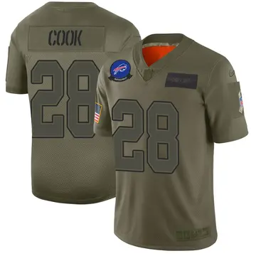 Nike James Cook Youth Limited Buffalo Bills Camo 2019 Salute to Service Jersey
