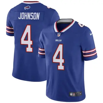 Nike Jaquan Johnson Men's Limited Buffalo Bills Royal Team Color Vapor Untouchable Jersey