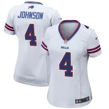 Nike Jaquan Johnson Women's Game Buffalo Bills White Jersey