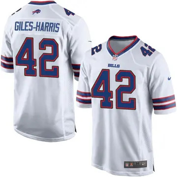 Nike Joe Giles-Harris Men's Game Buffalo Bills White Jersey