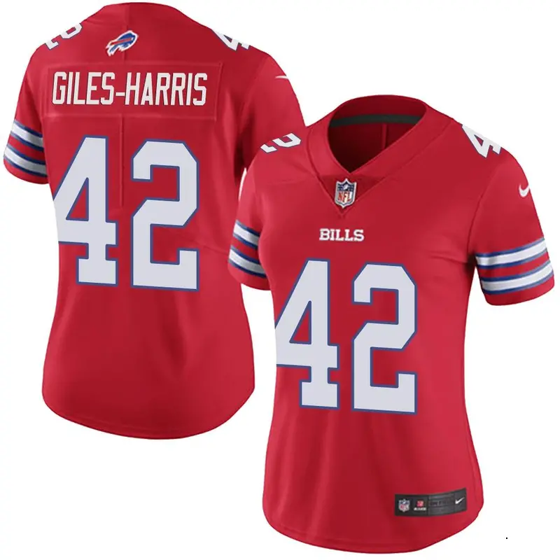 Nike Joe Giles-Harris Women's Limited Buffalo Bills Red Color Rush Vapor Untouchable Jersey