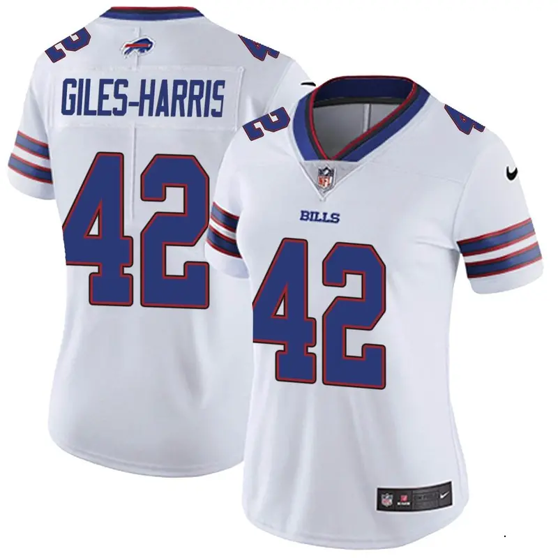 Nike Joe Giles-Harris Women's Limited Buffalo Bills White Color Rush Vapor Untouchable Jersey