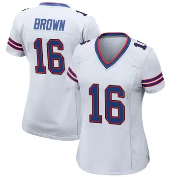 Nike John Brown Women's Game Buffalo Bills White Jersey
