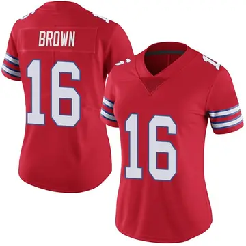 Nike John Brown Women's Limited Buffalo Bills Red Color Rush Vapor Untouchable Jersey