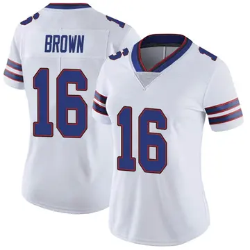 Nike John Brown Women's Limited Buffalo Bills White Color Rush Vapor Untouchable Jersey